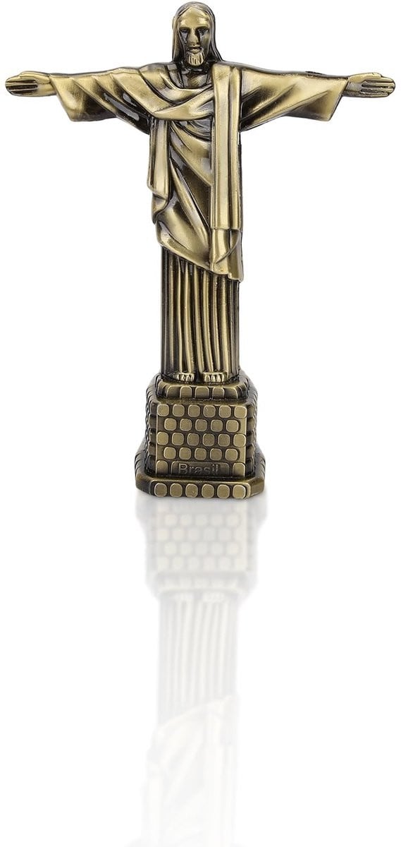 Solidchoice - Bronzen Jezus Beeld voor Huisdecoratie