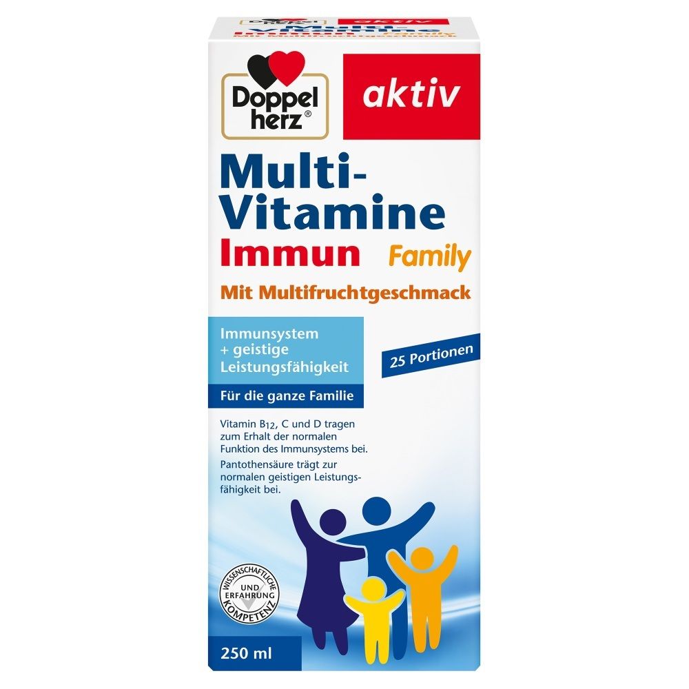 Doppelherz Multi-Vitamine Immun Family flüssig 250 ml Flüssigkeit