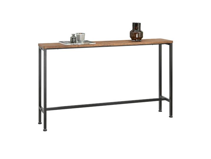 KONSOLENTISCH Schmal, Vintage Metall Flurtisch, 120x65x20cm