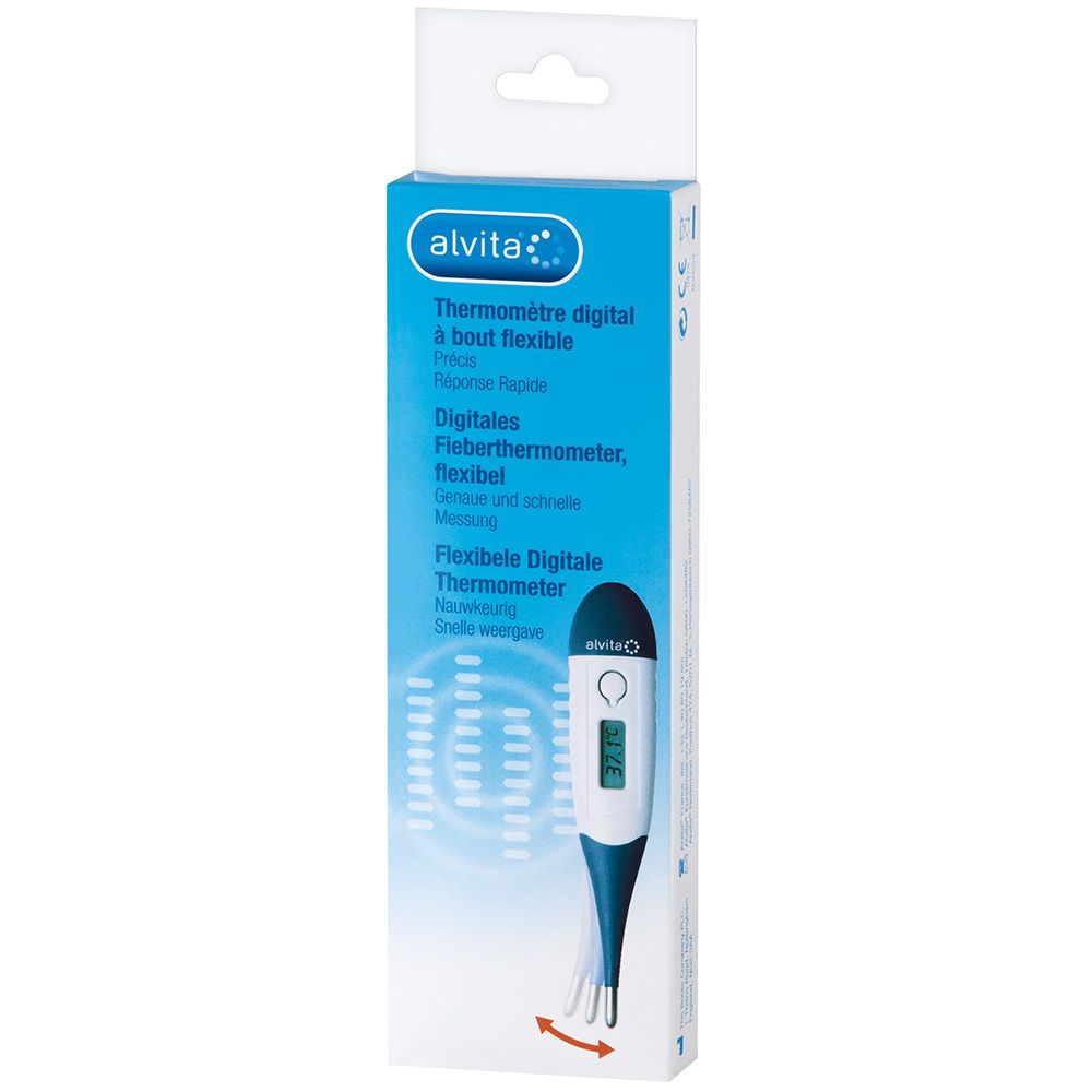 Alvita digitales Fieberthermometer flexibel 1 St Thermometer