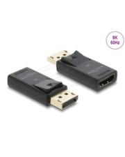 Delock Aktiver DisplayPort 1.4 zu HDMI Adapter 8K mit HDR Funktion (61084)