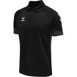 hummel LEAD Funktions-Poloshirt Kinder black 140