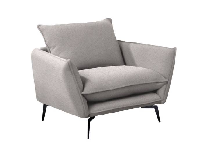 Livetastic Sessel, Creme, Metall, 96x84x90 cm, Made in EU, Stoffauswahl, Wohnzimmer, Sessel, Sonstige Sessel
