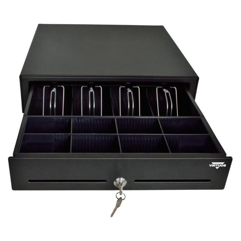 Virtuoso Cash drawer C410D - cable, brackets, 9-24V, black (EKN0102)