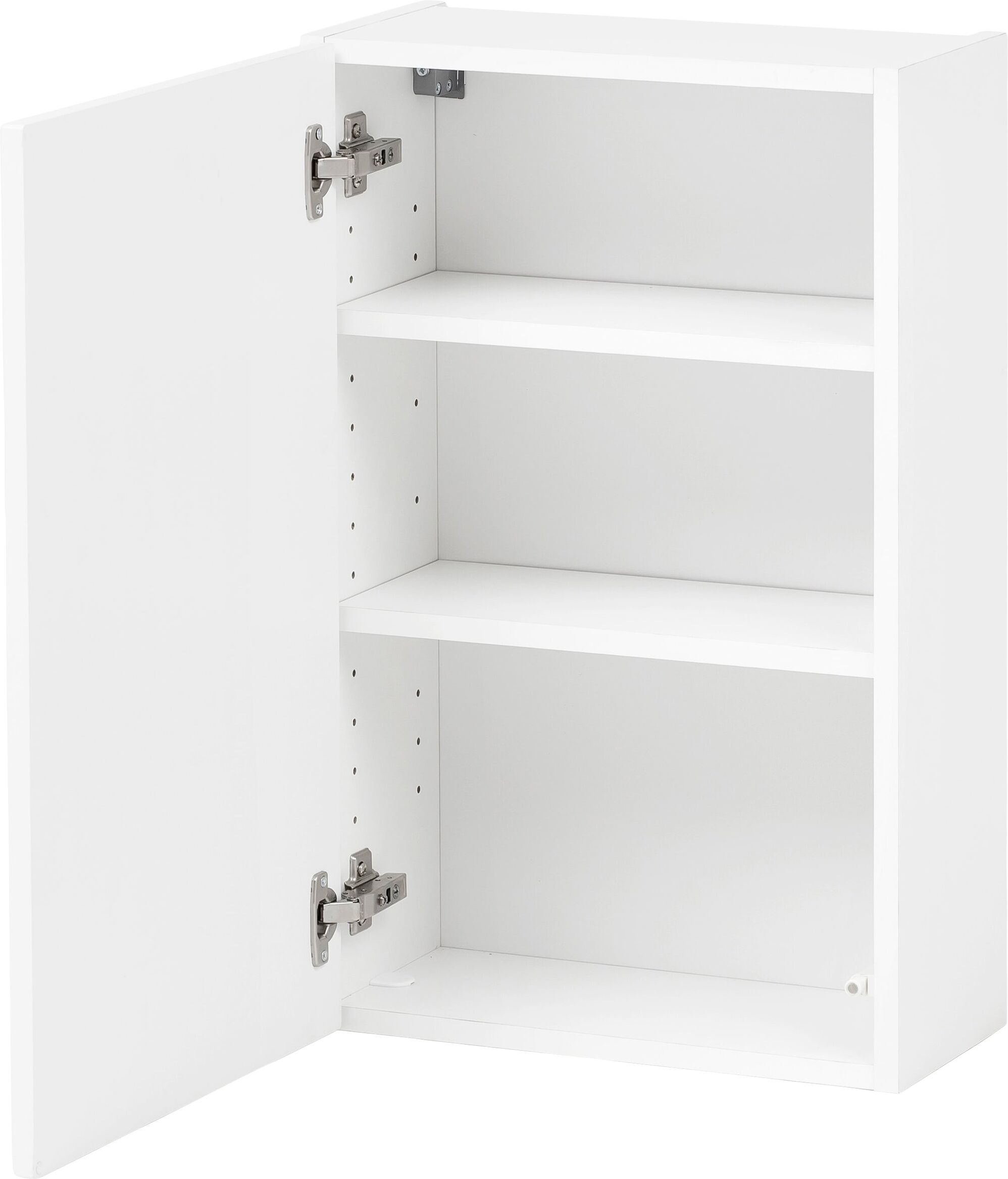 Hängeschrank WELLTIME "Kaunas", weiss (weiß), B:40cm H:64cm T:20cm, Holzwerkstoff, Schränke, Hängeschrank, BxTxH: 40x20x64 cm weiß weiss, B/H/T: 40cm x 64cm x 20cm
