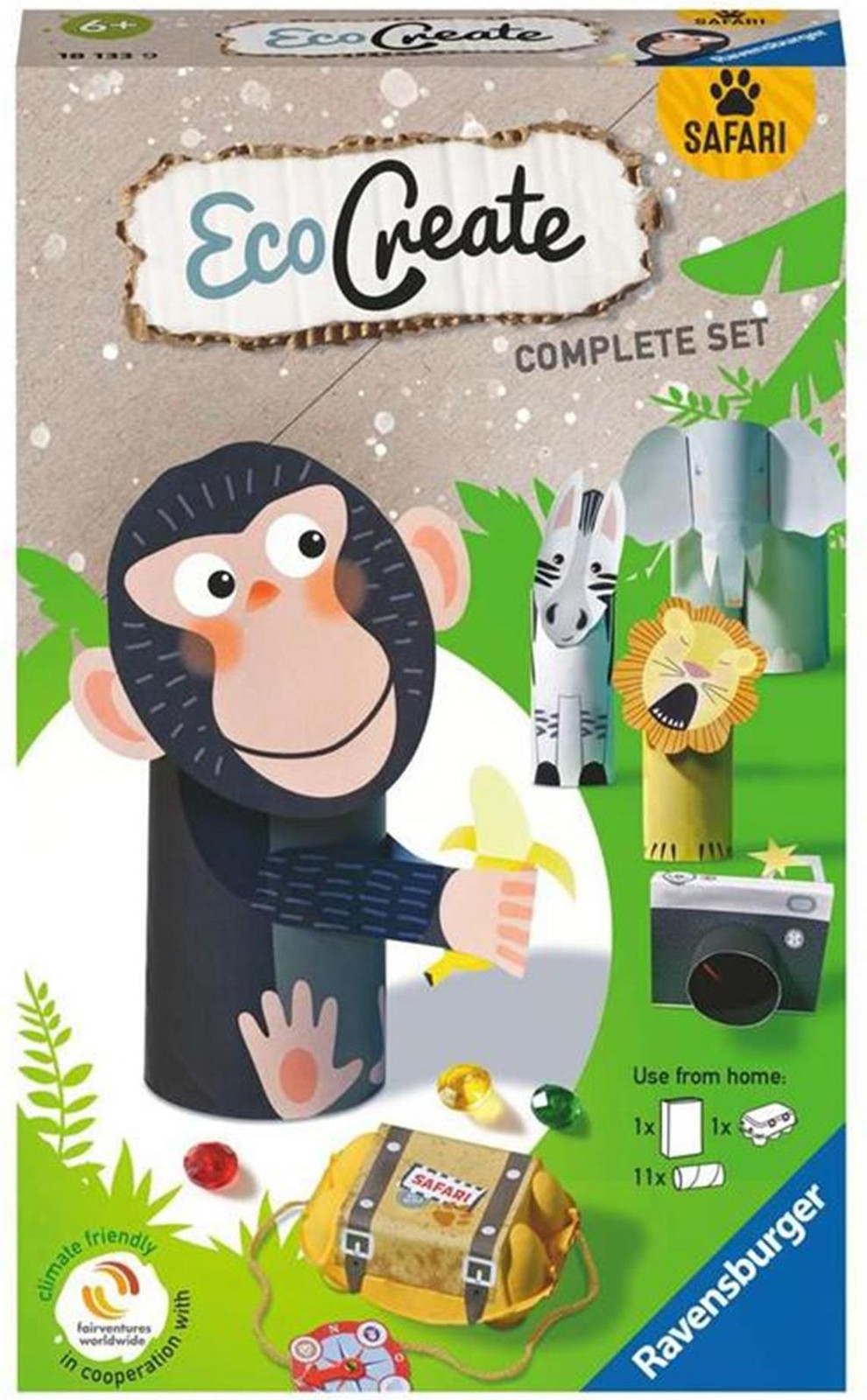 Ravensburger EcoCreate Mini Safari Upcycling Creatief Project 18133