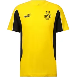 PUMA Borussia Dortmund T-Shirt Herren | Gr. S | gelb - gelb