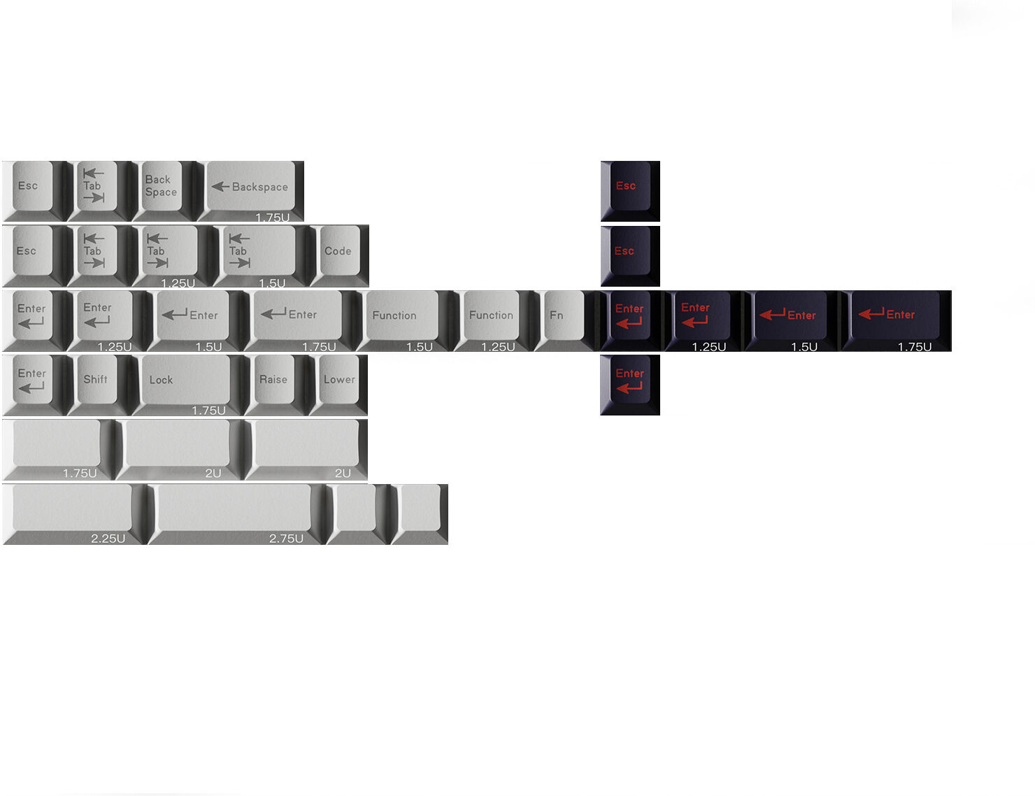 Kbdfans Pbtfans Lucy - 40s Kit