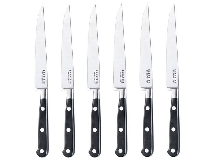 Coffret 6 couteaux steak lame lisse