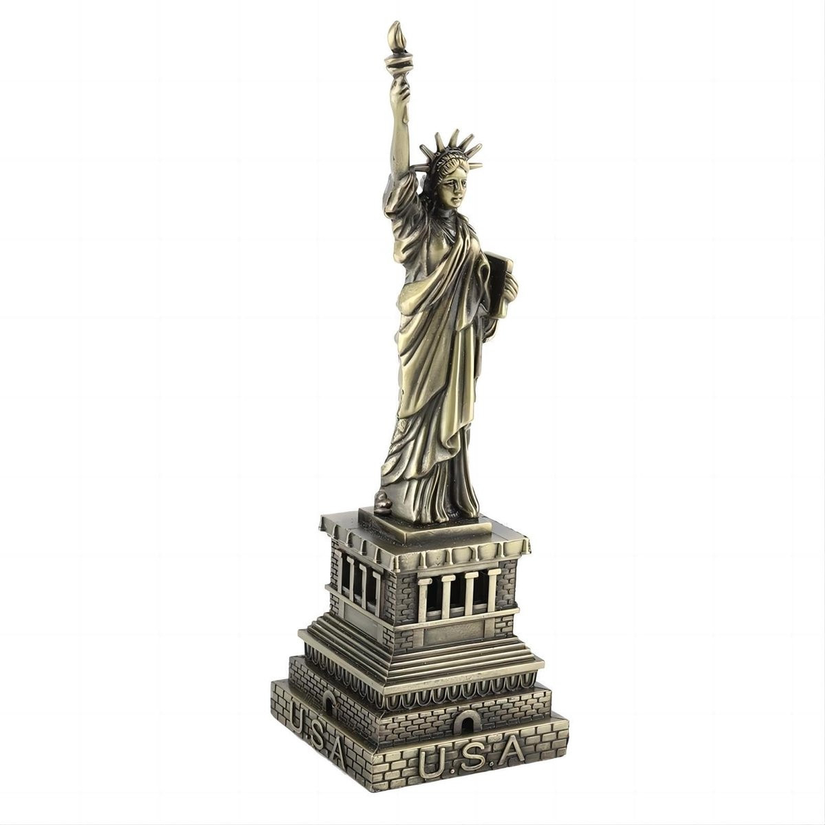 Dailygoods Vrijheidsbeeldje Mini State Model New York Decoratie van Hoogwaardig Metaal