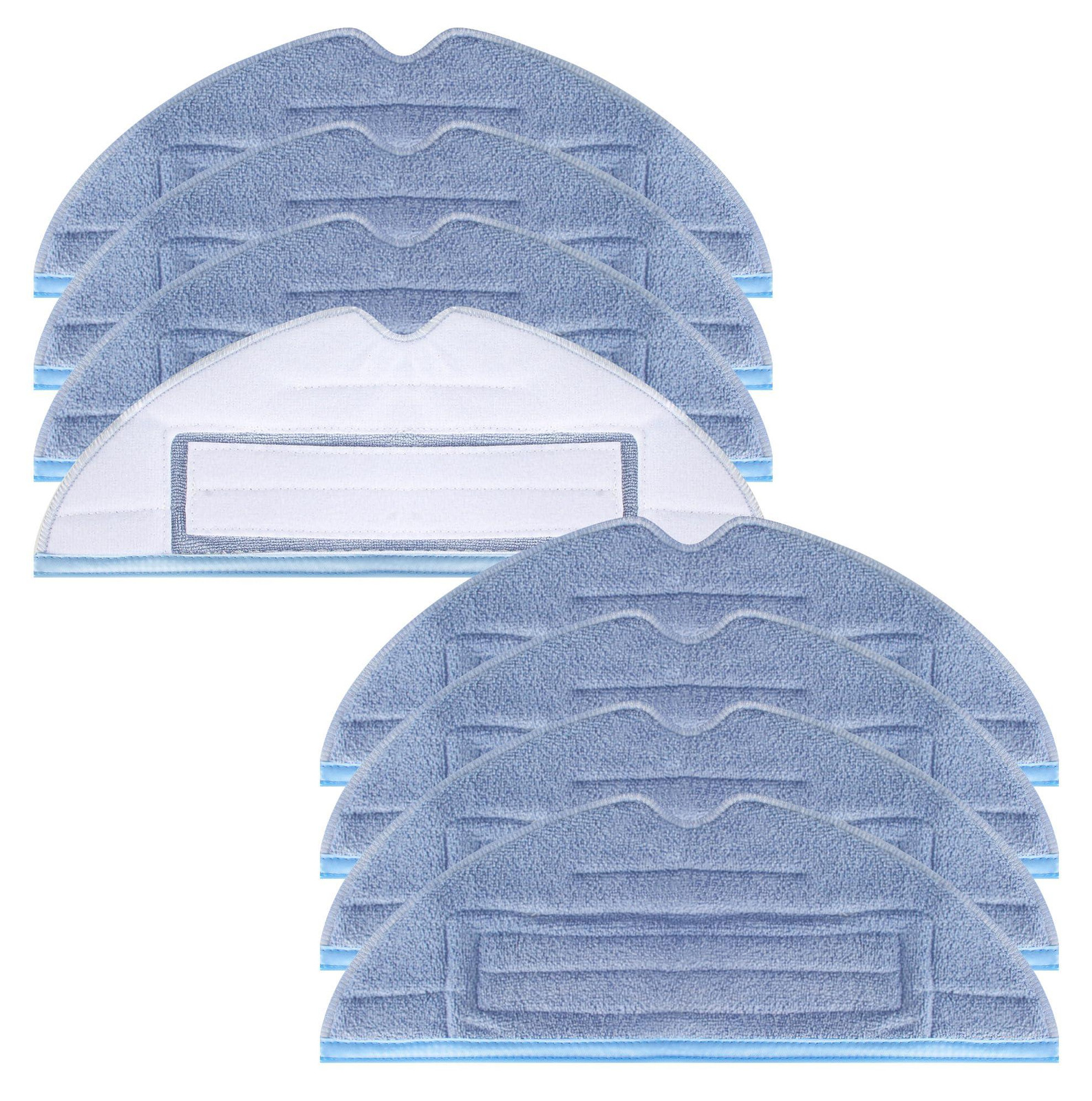 Dripio Verpakking van 8 wasbare microvezel vaatdoeken, blauw