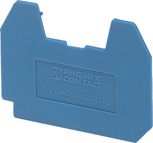 Phoenix Contact 3025309 Abschlussdeckel Passend für (Details): MT 1.5 -QUATTRO BU Blau