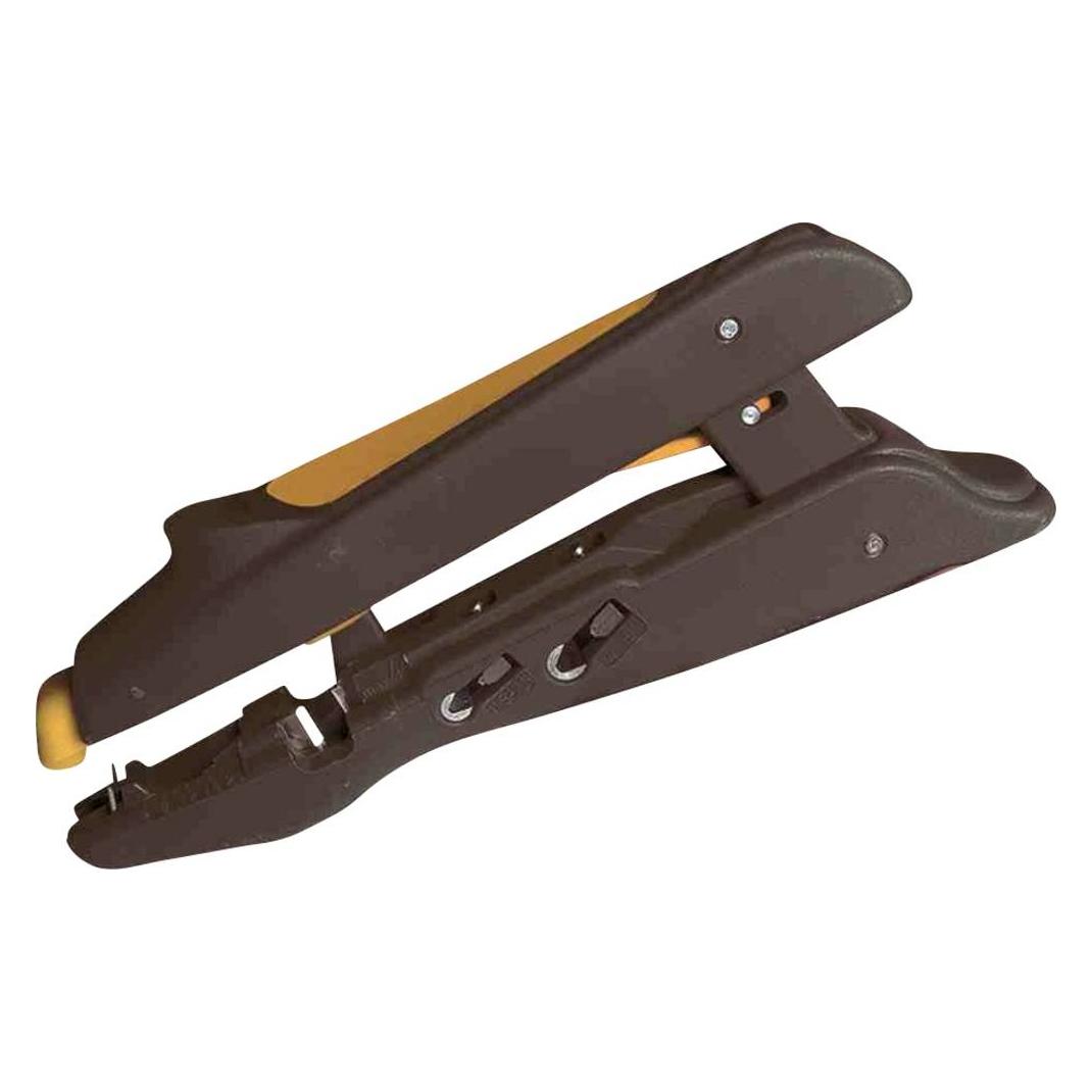 Ironside 126-058 Duo-Crimp-Zange 0.5 bis 6.0 mm², schwarz/gelb (20 mm) (126058)