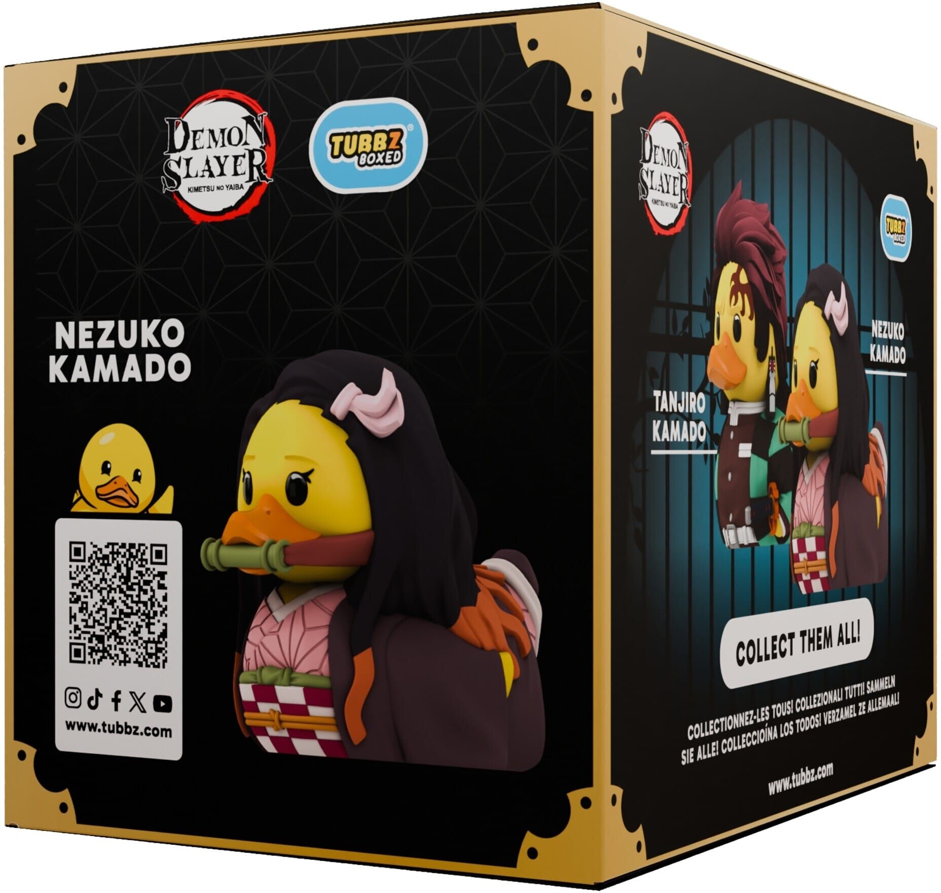Demon Slayer Nezuko Kamado TUBBZ Boxed Edition 9cm Collectible Figure - Official Anime Collectible by Numskull Designs