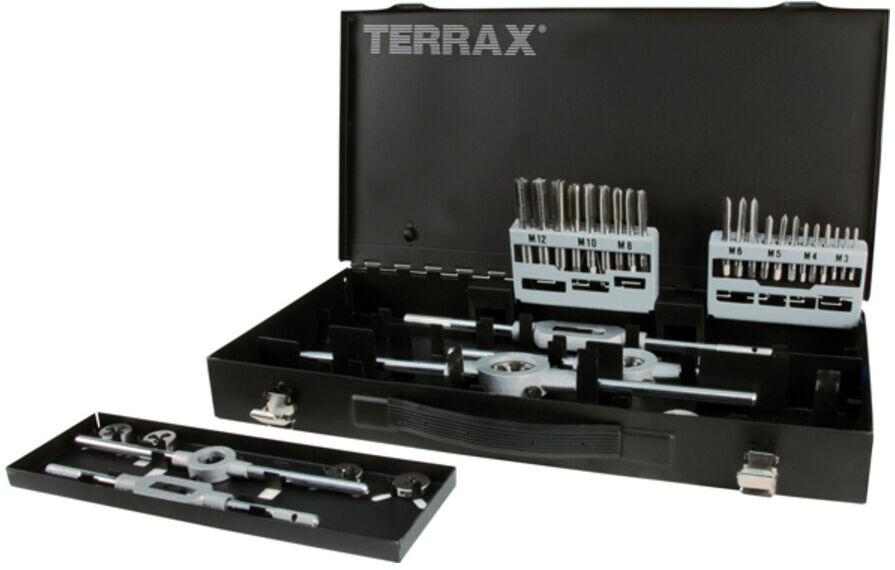 Terrax Gewindeschneidwerkzeug-Satz 37-teilig HSS ; Ruko (A245020)