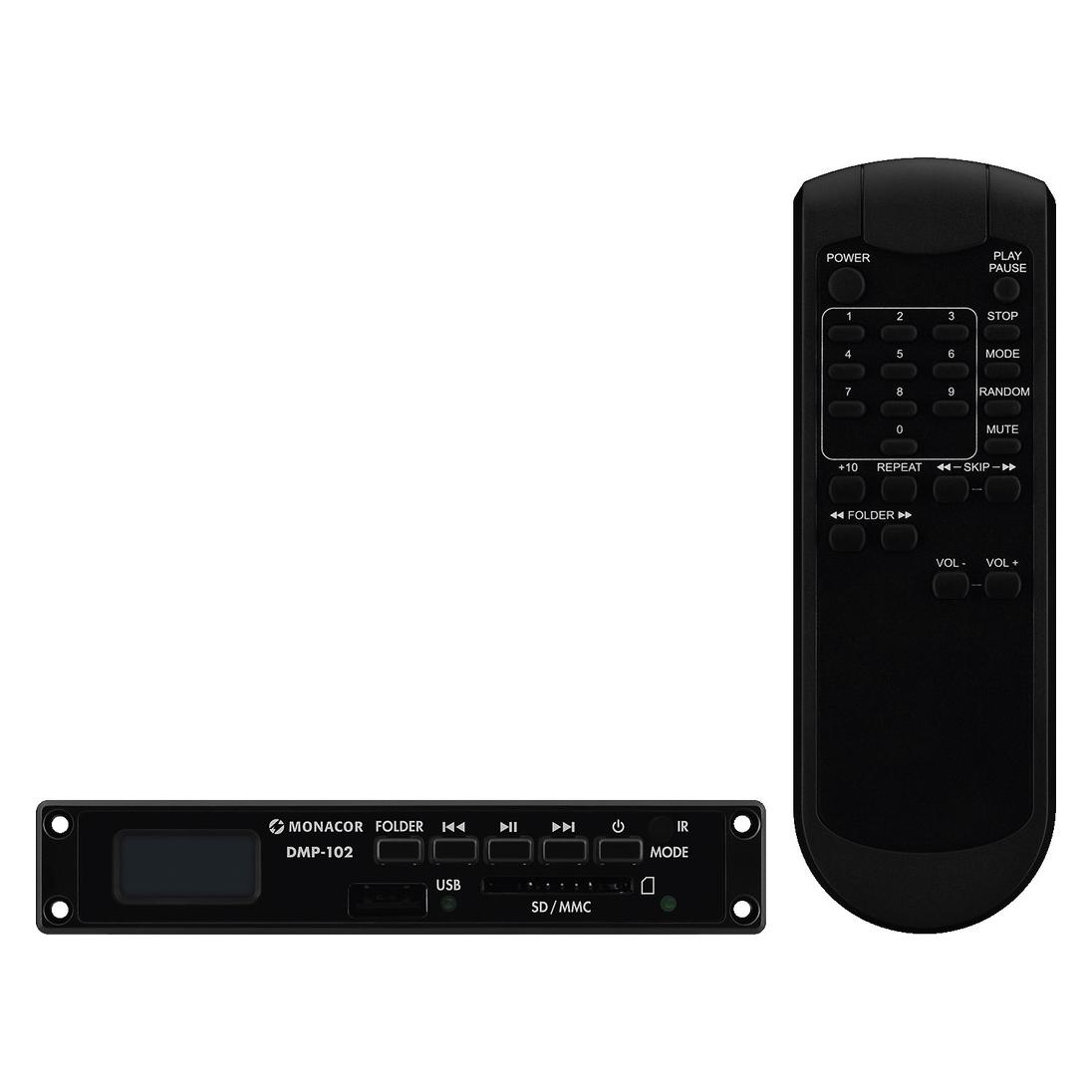 Monacor DMP102 MP3Player Einbaumodul (177090)
