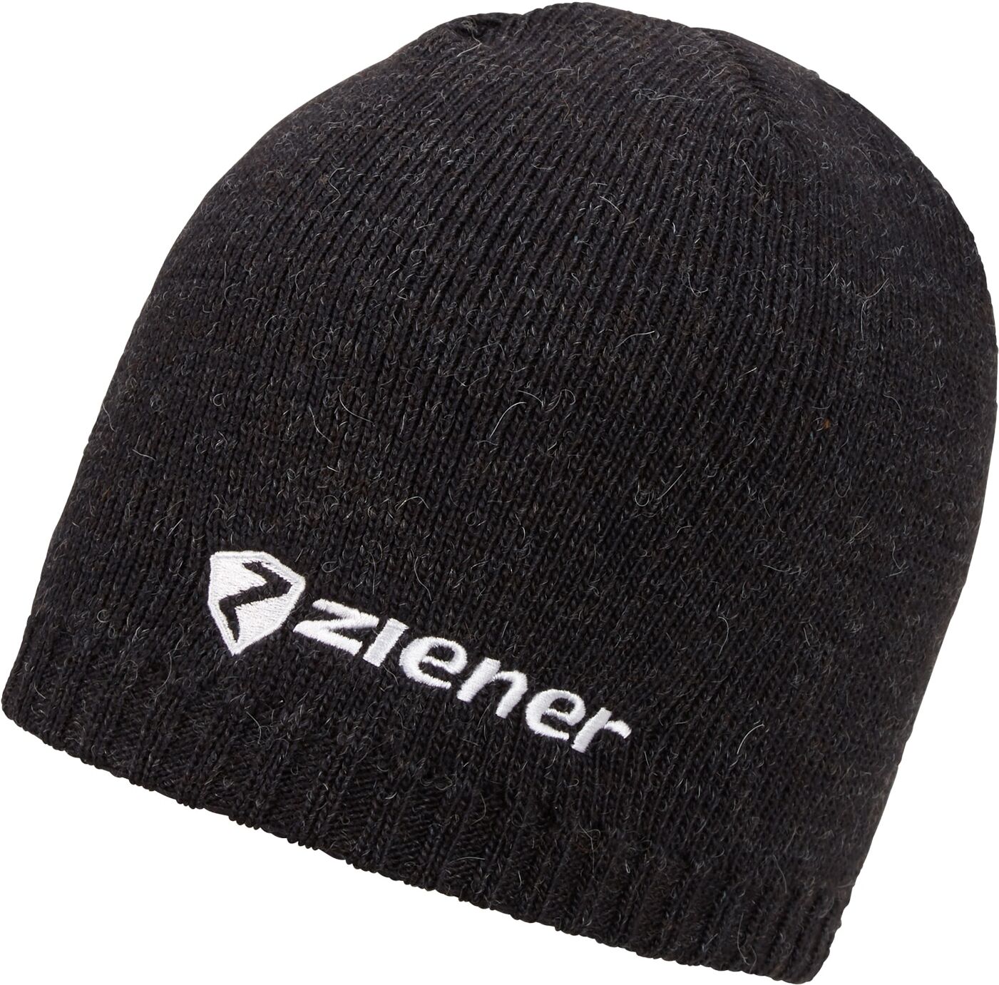 Strickmütze ZIENER "IRUNO-Z UNISEX", schwarz, Materialmix, Mützen Strickmütze, Futter aus Schoeller Polycolon für Feuchtigkeitstransport und Wärme