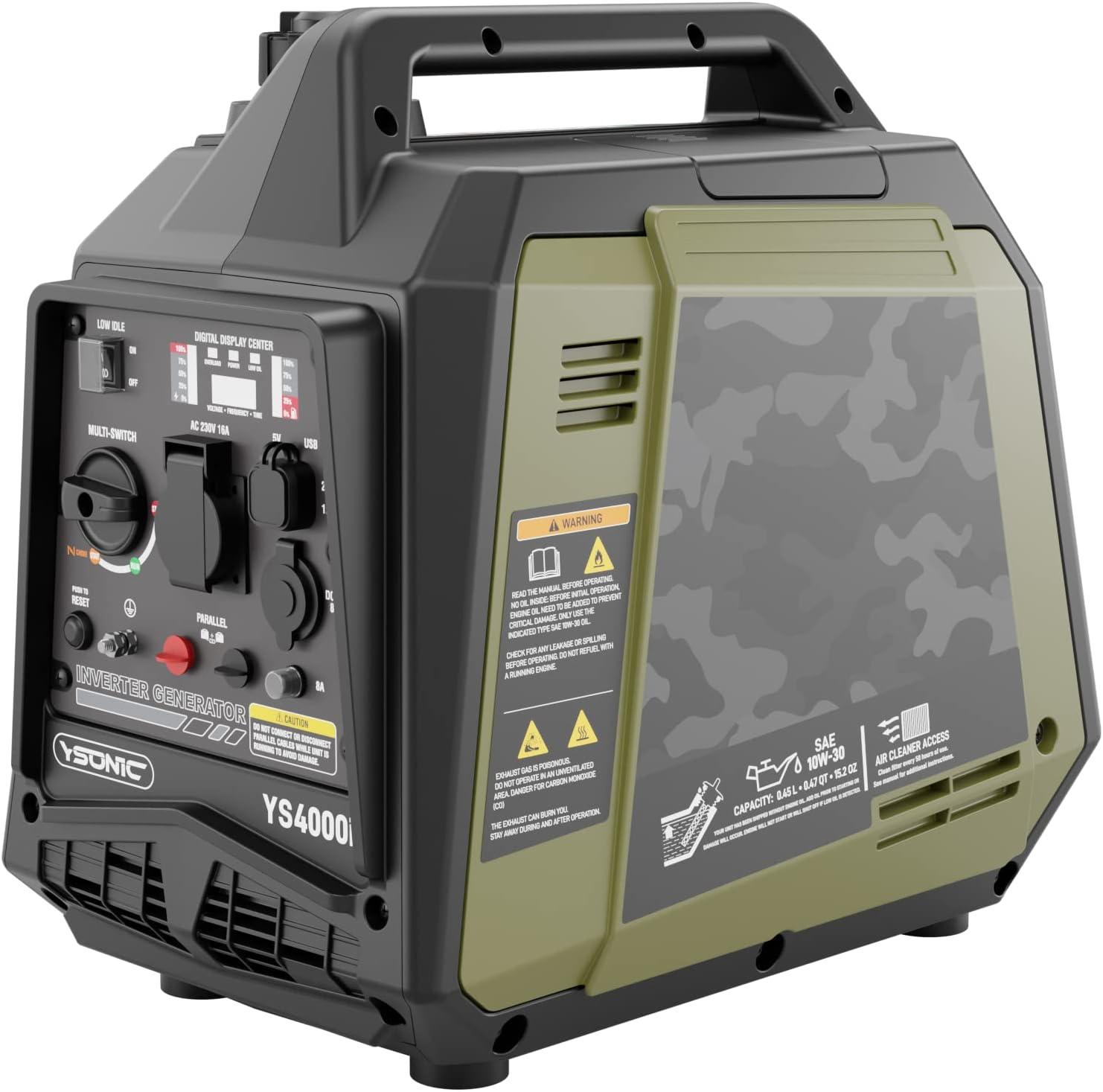YSONIC YS4000i Inverter-Stromerzeuger 3300W | 3000W Dauerleistung | 230V, 2x USB, 12V DC