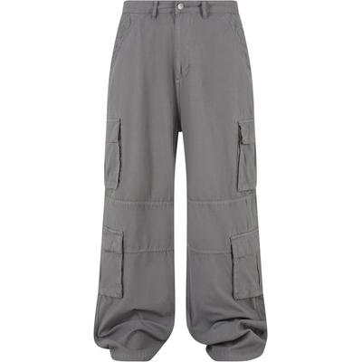 Cargoshorts DEF "DEF Herren DEF Cargohosen", Herren, Gr. 38, Normalgrößen, grau, 100% Baumwolle, unifarben, loose fit, Hosen