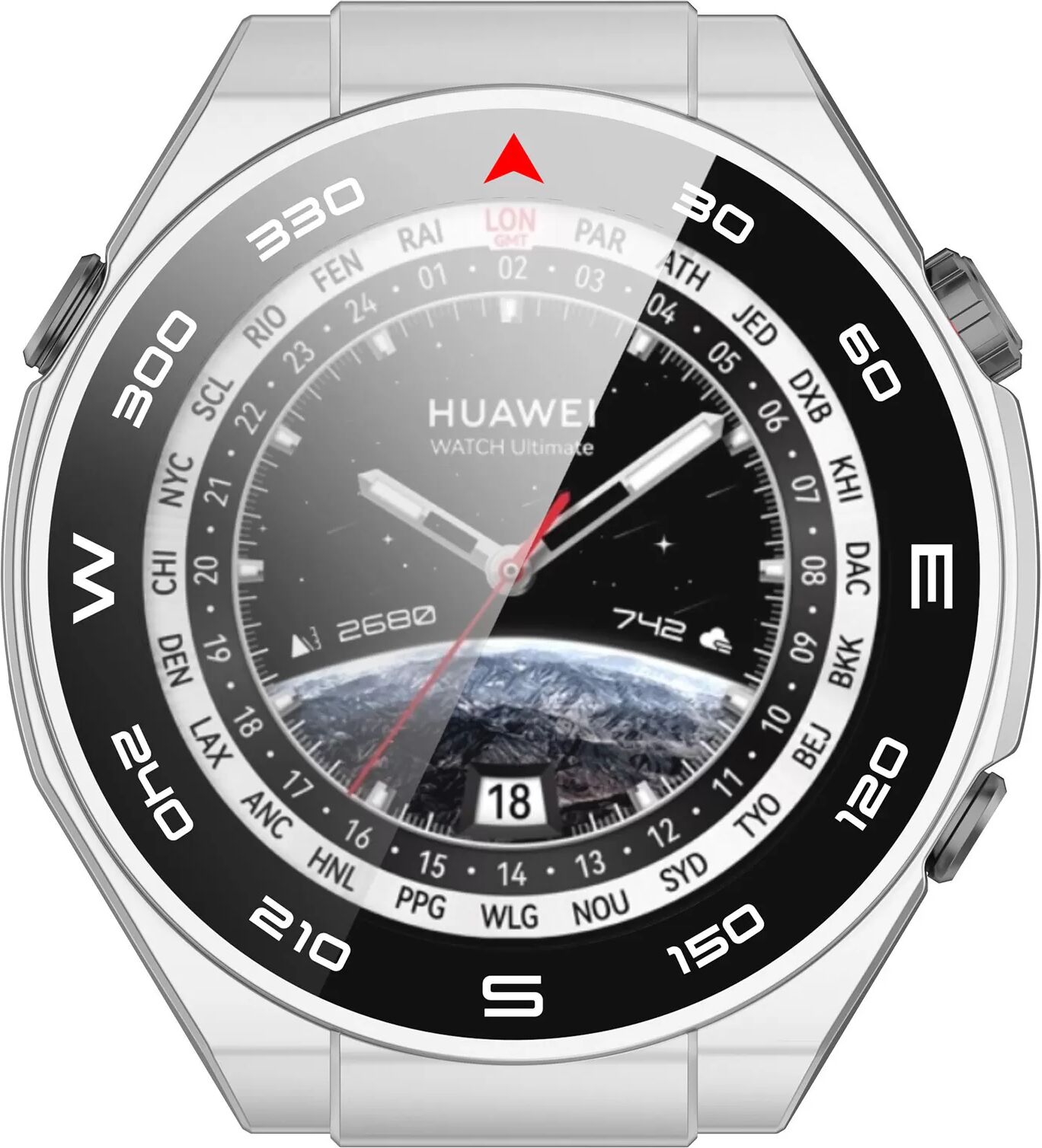 INF Smartwatch-Hülle mit Displayschutzfolie