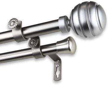 InStyleDesign Piper Adjustable Double Curtain Rod