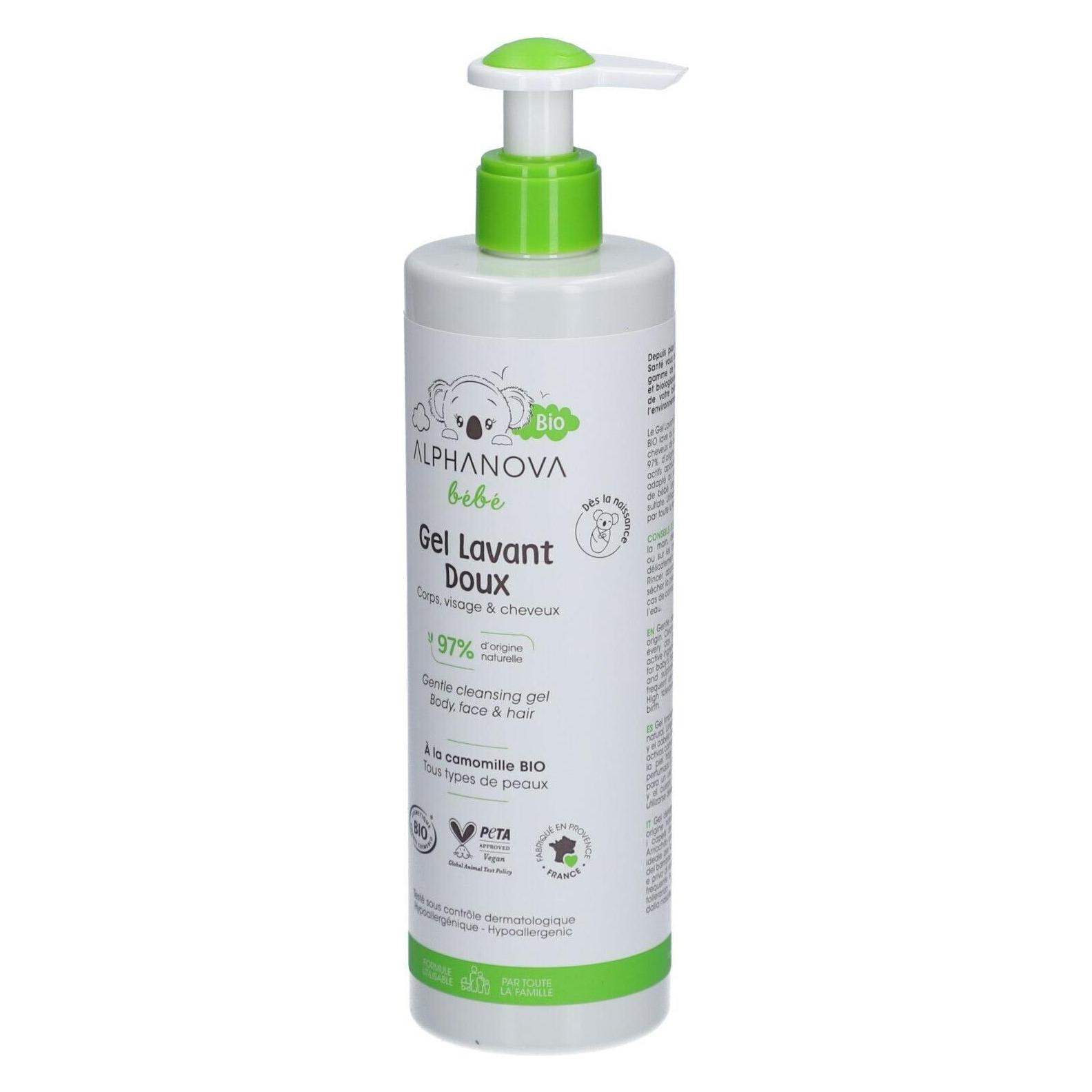 Alphanova Baby Hautfreundliches Waschgel 2in1 Bio (ABIOGLD400)
