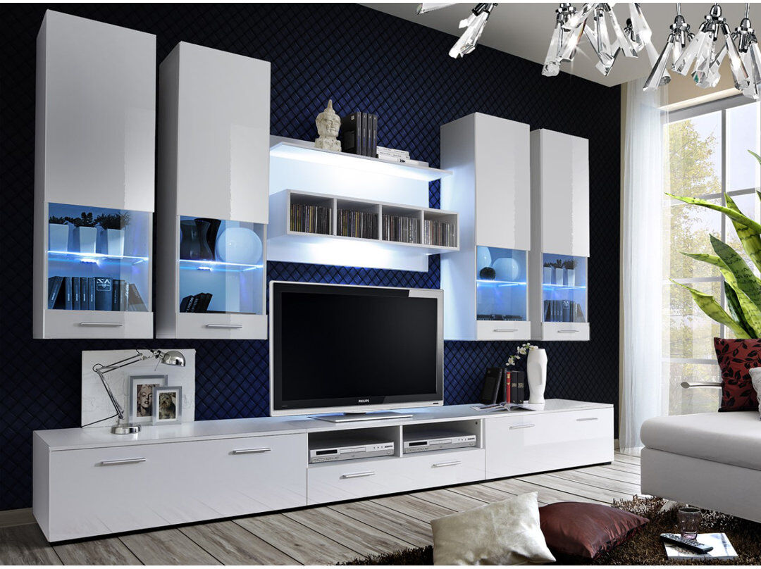 Ivy Bronx Balmorhea TV Stand for TVs up to 65" White 65"