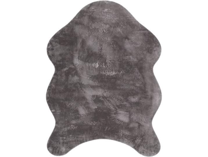 Fellteppich PACO HOME Pelt 640 , grau (anthrazit), B:80cm H:16mm L:120cm, Polyester, Teppiche, Fellteppich, Kunstfell, Uni Farben, sehr weicher Flor