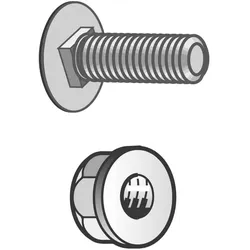 Legrand Schraube+Bundmutter BTRCC 6x20 EZ