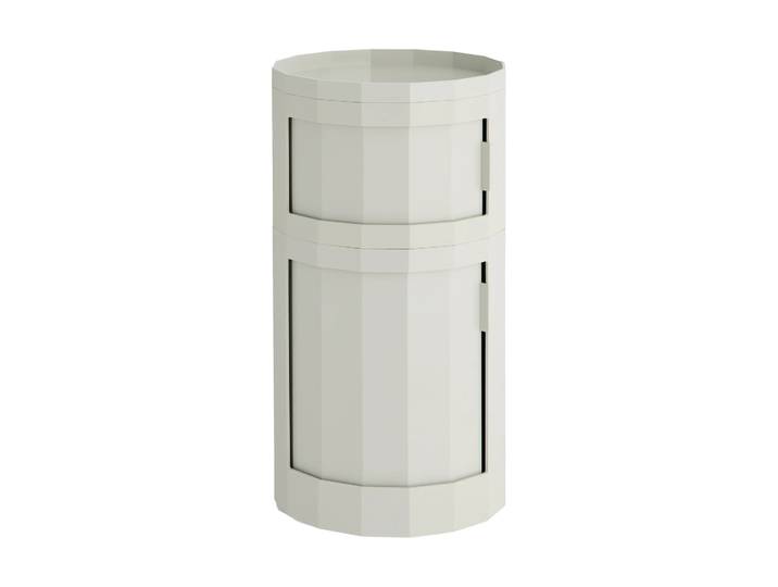 HAY Facet Cabinet 110 Beistelltisch Misty grey