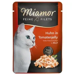 Miamor Feine Filets - Katzennassfutter Thunfisch mit Tomaten in Gelee 100g