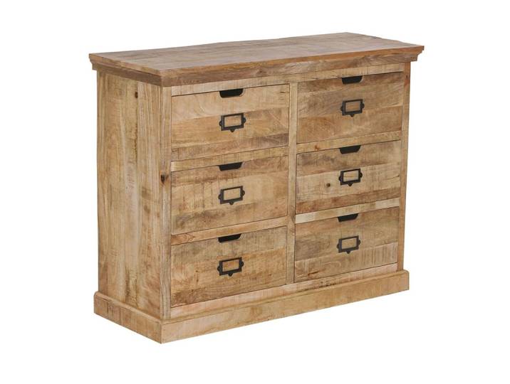 Commode en manguier 6 tiroirs
