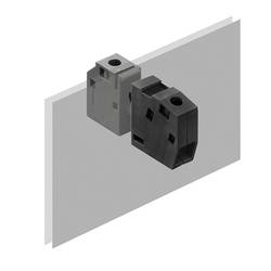 Weidmüller 1250930000 Klemme Passend für (Details): industriellen Elektronikgehäuse von Frequenzumrichtern. Stromversorgungen oder Filterbausteinen Schwarz 50