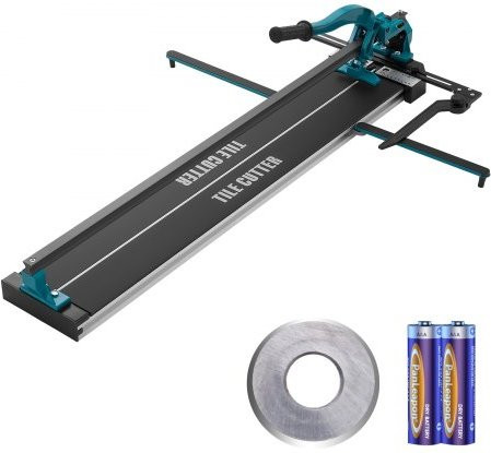 Vevor handmatige tegelzaag blauw met aluminium behuizing en extra snijschijf