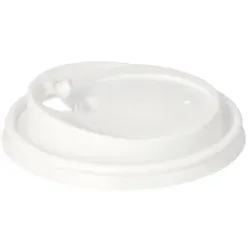 100 Dom-Deckel mit Verschluss PS `To Go` Ø 9 cm · 2 cm weiss