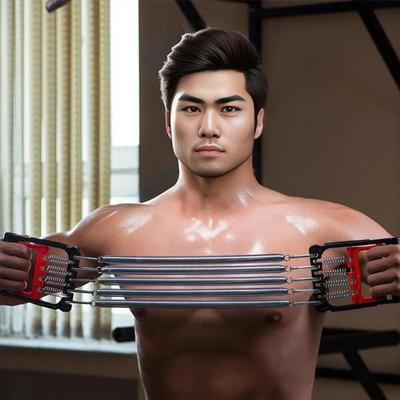Everyday Crate Premium Adjustable Chest Expander Spring Tensioner Arm Strength Trainer For Home Workouts Premium Adjustable Chest Expander Spring Tensioner Arm Strength Trainer For Home Workouts