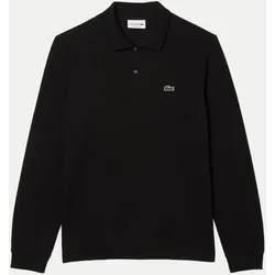 Polohemd L.12.12 mit langen Ärmeln Schwarz XL