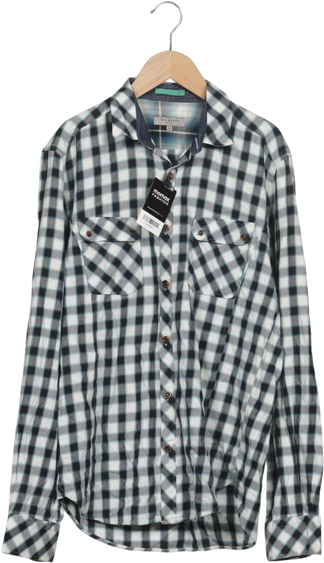 TED Baker Herren Hemd, Mehrfarbig, Gr. L (Ted Baker 4), Baumwolle - Second Hand