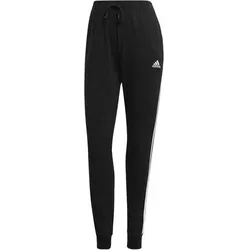 ADIDAS Damen Sporthose Essentials Single Jersey 3-Streifen, Größe S in Schwarz Schwarz