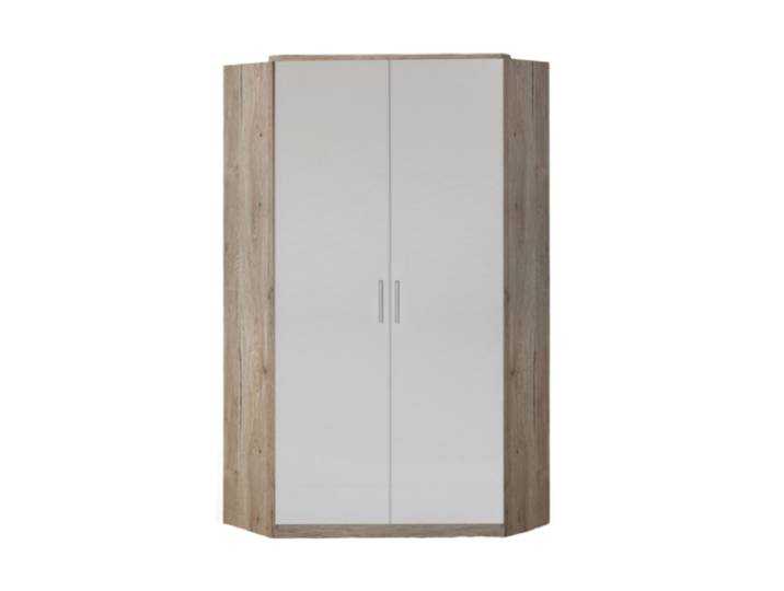 Wimex Joker Eckschrank mit 2 Türen - Eiche Sanremo Nachbildung Modern, Zeitlos