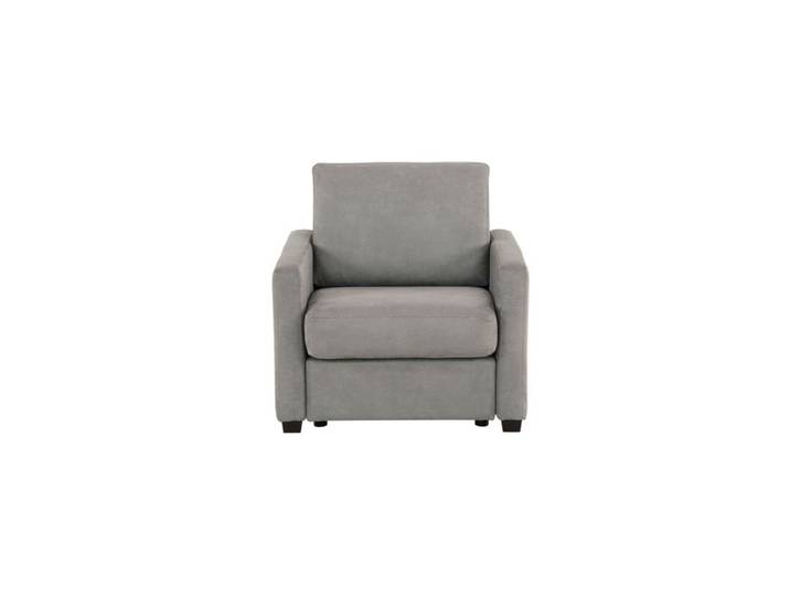 Fauteuil manchettes fines NICARAGUA tissu Apache gris 3