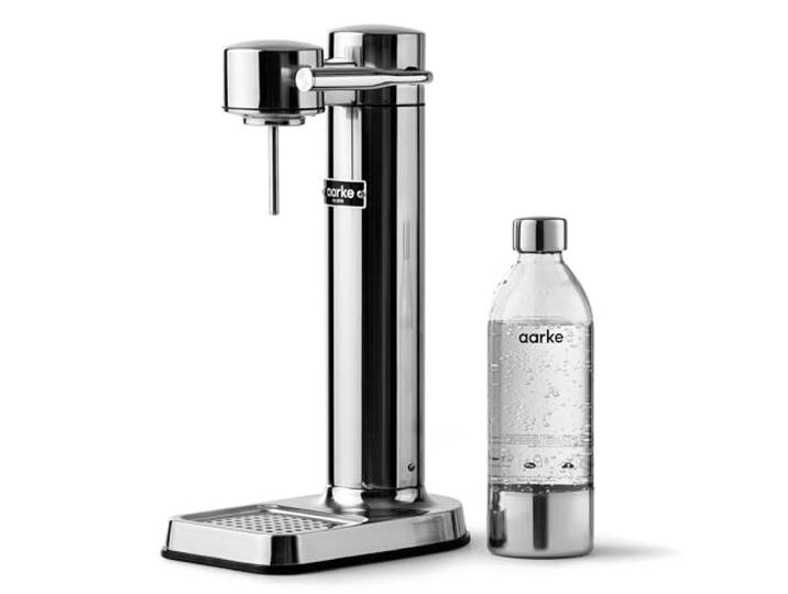 Aarke Carbonator 3 Sodamaker met Aarke Fles, Afwerking Staal