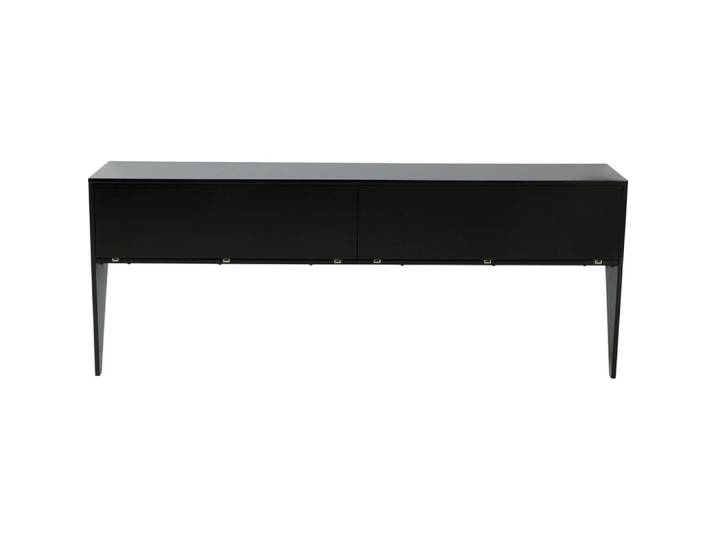 Console murale deux niches noire