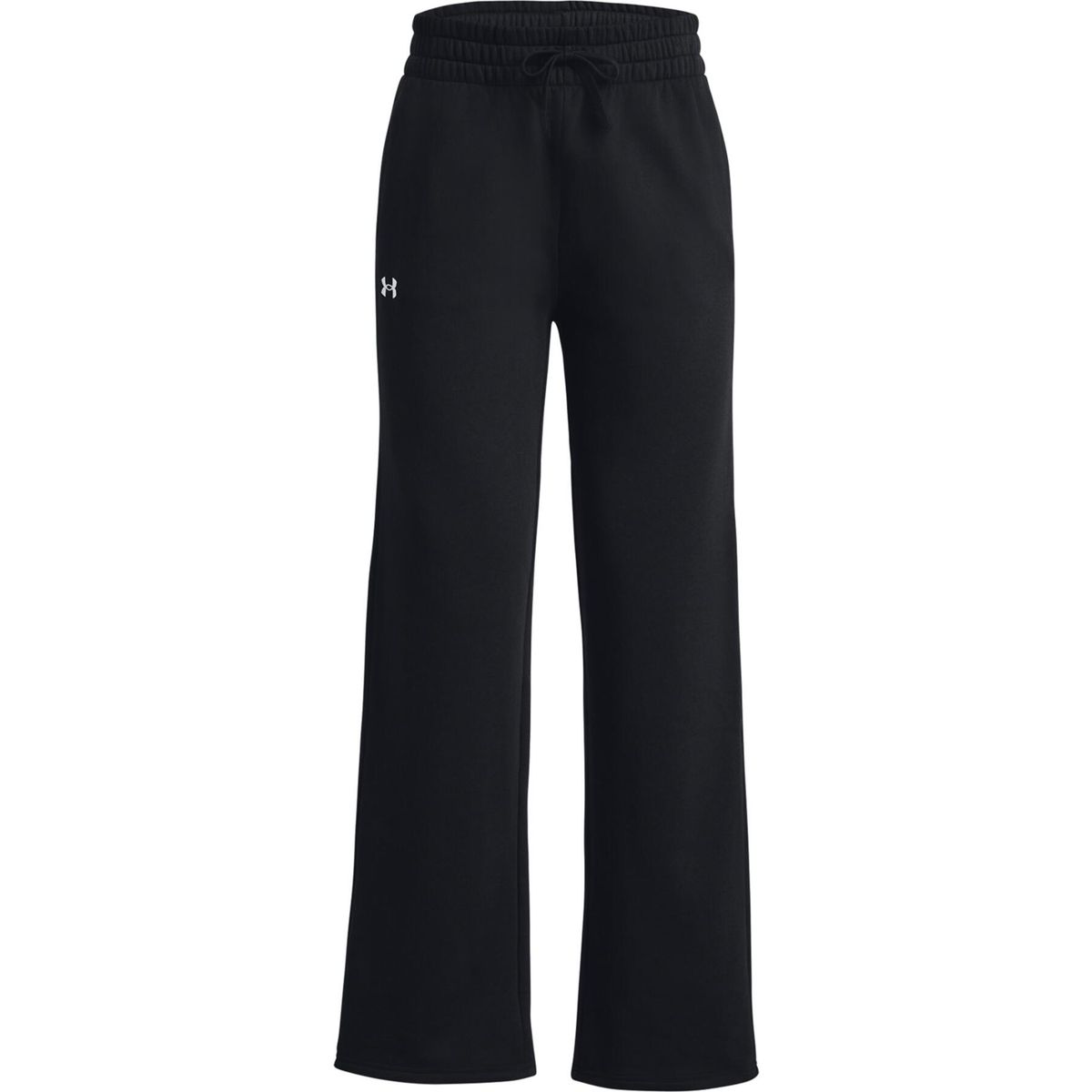 Under Armour Rival Fleece Straight Pants black white (001) S 1381847-001-SM