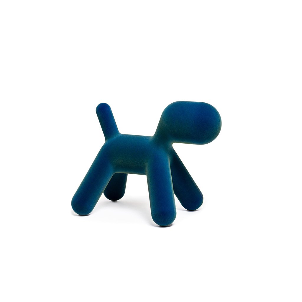 Magis Me Too Puppy Velvet M Kinderstuhl (H 45cm) (blau irisierend) blau irisierend MT45401