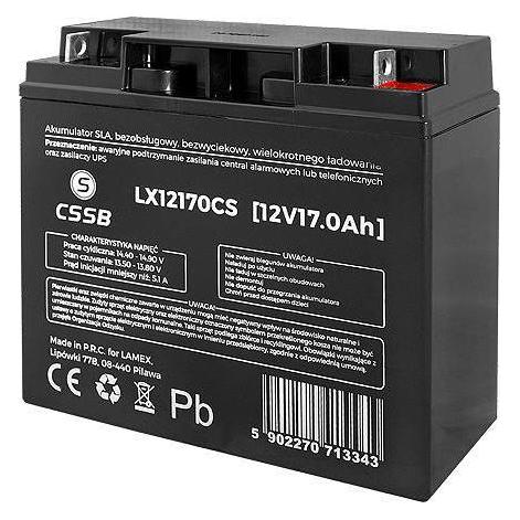 CSSB Akumulator żelowy 12V 17Ah (LX12170CS)