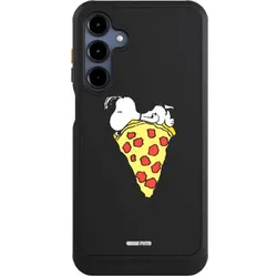 Nivocase Hülle für Samsung Galaxy A16 5G Handyhülle NIVOcore Case Schwarz Pizza Peanuts Snoopy (Samsung Galaxy A16 5G), Smartphone Hülle, Schwarz