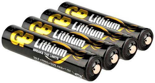 GP GP24LF359C4 Micro (AAA)-Batterie Lithium 1.5V 4St.