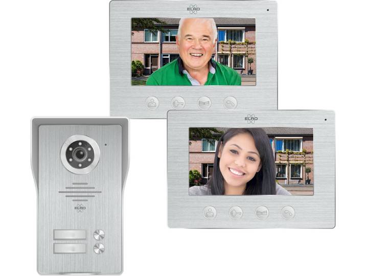 Sonnette de porte Wifi avec caméra Full HD\, interphone vidéo IP pour maison de 2 familles