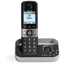 ALCATEL F890 Voice DE BLK Schnurlos-Telefon Schwarz, Silber